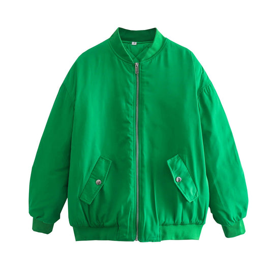 Veste zippée surdimensionnée