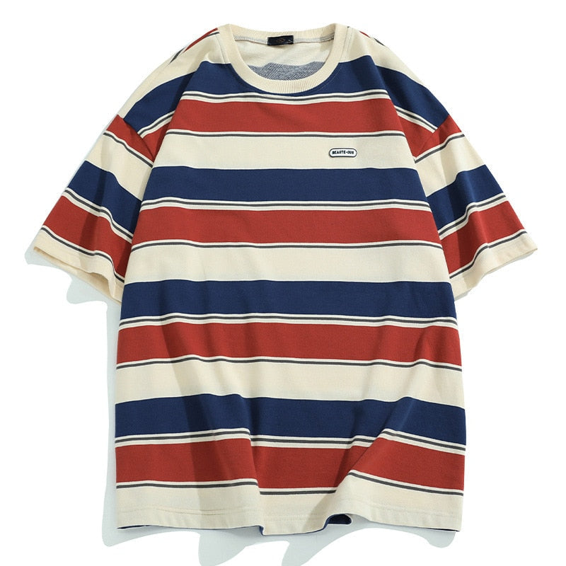 T-shirt StripeMatch | Montrez votre amour avec ces T-shirts assortis et à la mode