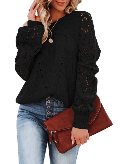 Maelys - Pull-over ample pour femmes avec coupe brute