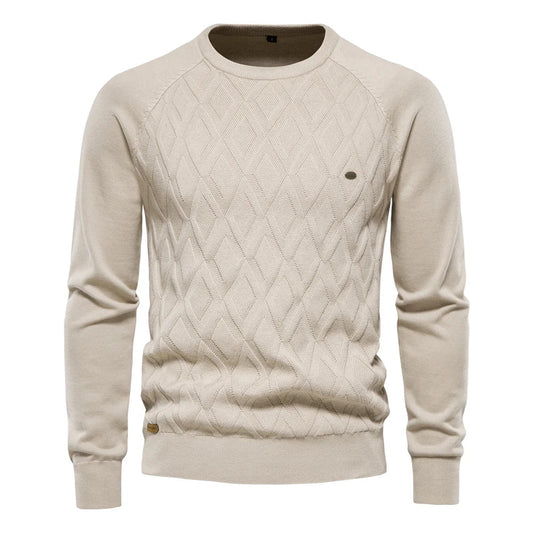 Xylen™ | Pull Élégant à Motif Carreaux