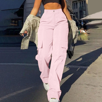 Clara - Pantalon Cargo Taille Haute pour Femmes