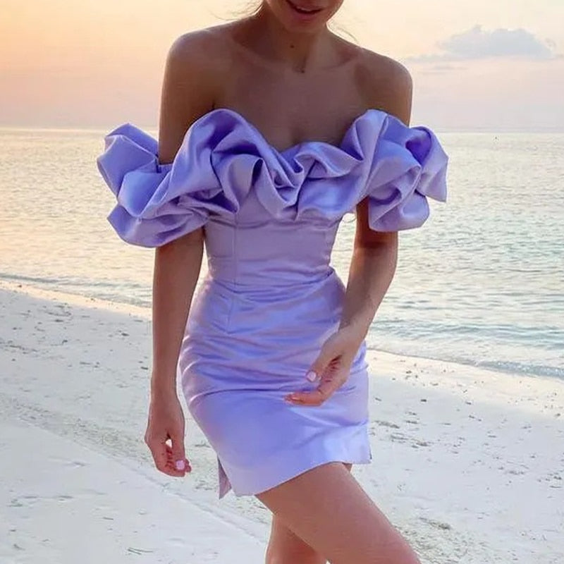 Robe décolletée
