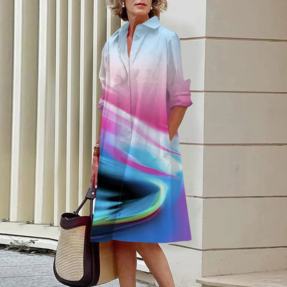 Joséphine - Robes midi à manches longues