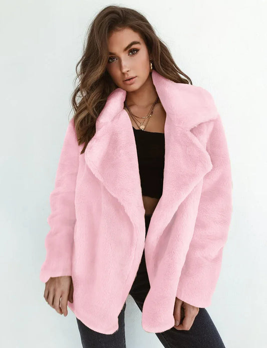 Talia - manteau de peluche chaud