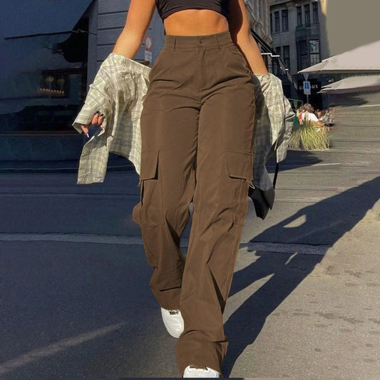 Clara - Pantalon Cargo Taille Haute pour Femmes