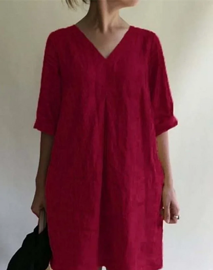 Shanique - Robe en coton Lino