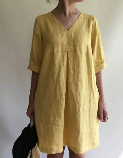 Shanique - Robe en coton Lino