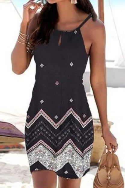 Sienne | Robe de plage mini dos nu décontractée