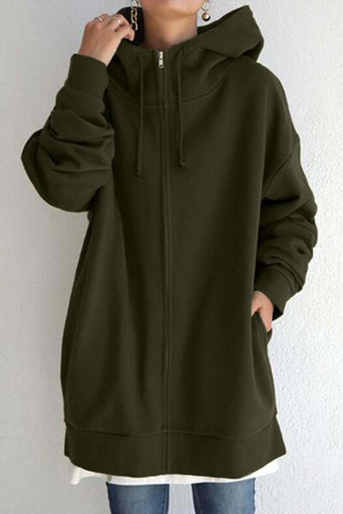 Eleni® Sweat à capuche ajusté et élégant