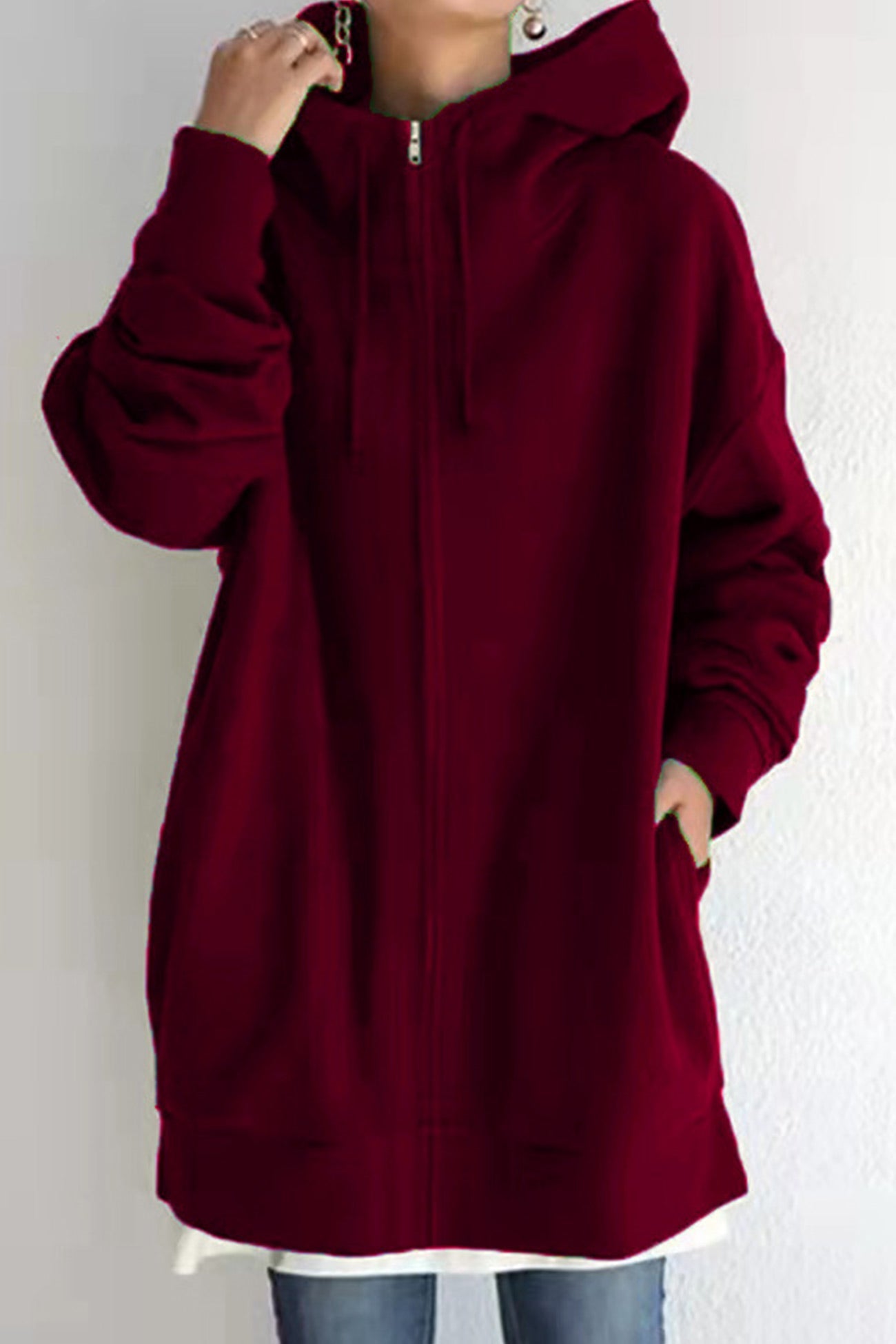 Eleni® Sweat à capuche ajusté et élégant