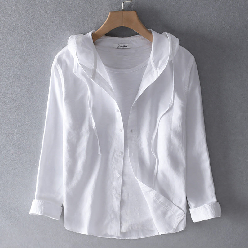 Chemise en lin respirante pour femmes