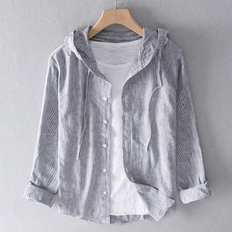 Chemise en lin respirante pour femmes
