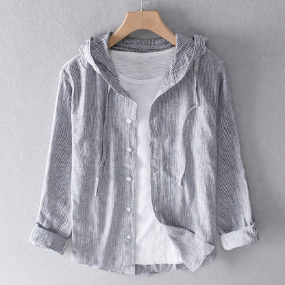 Chemise en lin respirante pour femmes