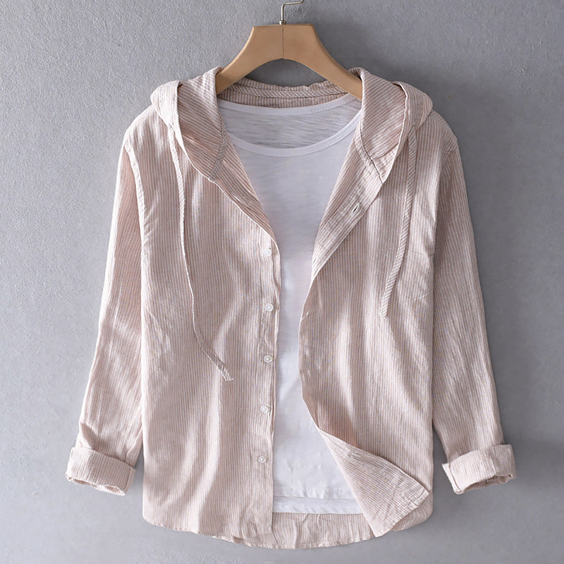 Chemise en lin respirante pour femmes