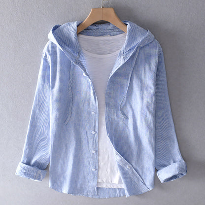 Chemise en lin respirante pour femmes