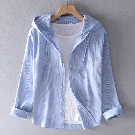 Chemise en lin respirante pour femmes