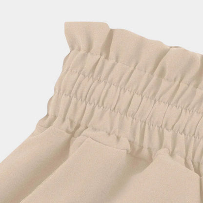 Suus - Pantalon d'été large pour femmes avec taille élastique