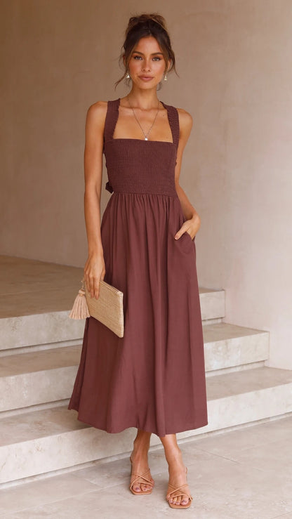 Pippa - Robe unie avec balconnet