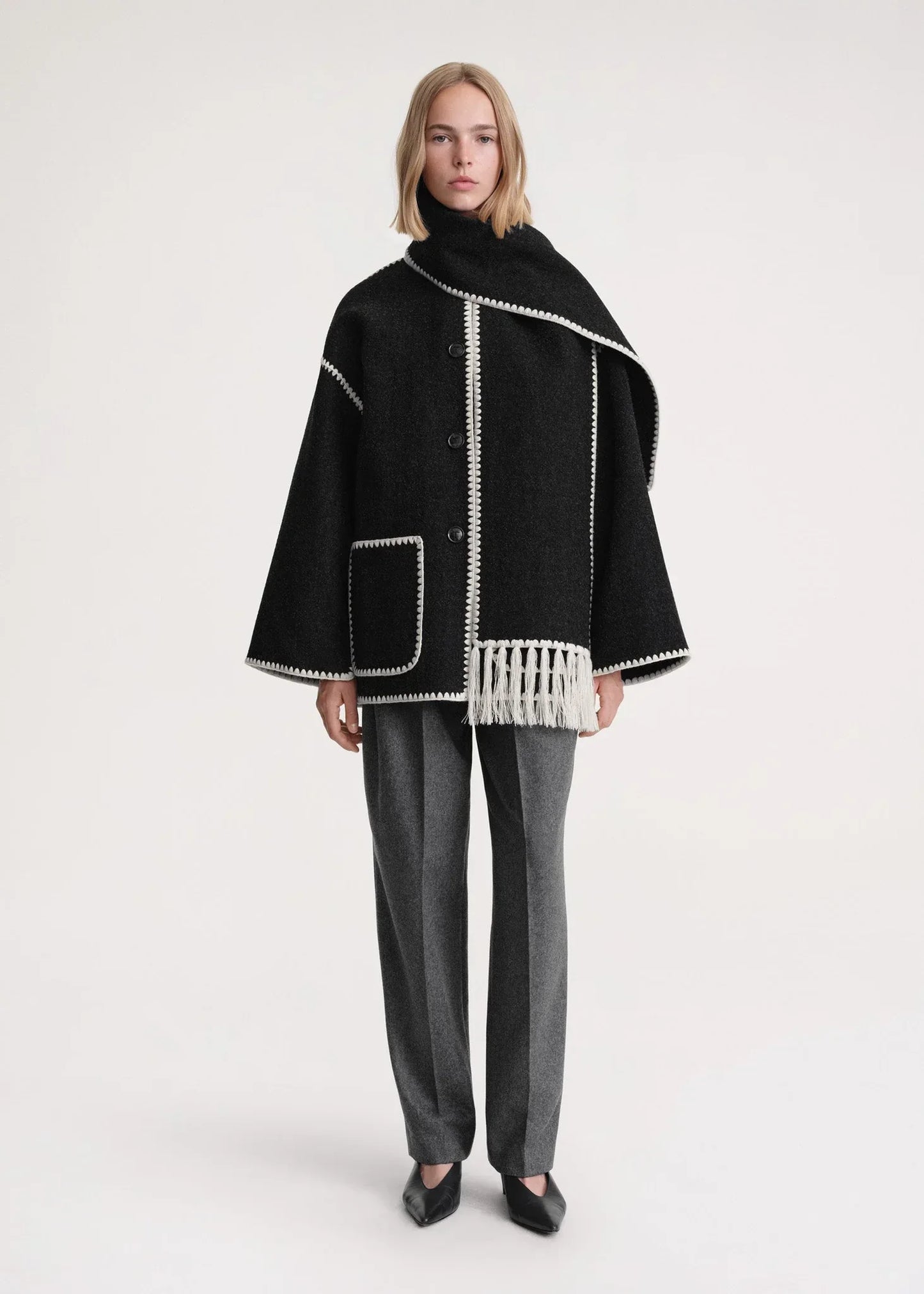 Ingrid | Manteau en laine chaude Elégant