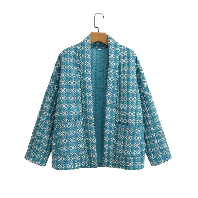 Veste de manteau ethnique élégante pour femme