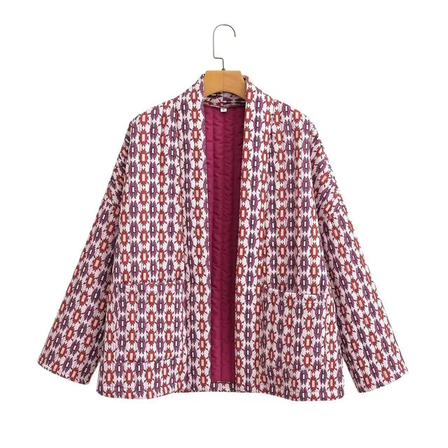 Veste de manteau ethnique élégante pour femme