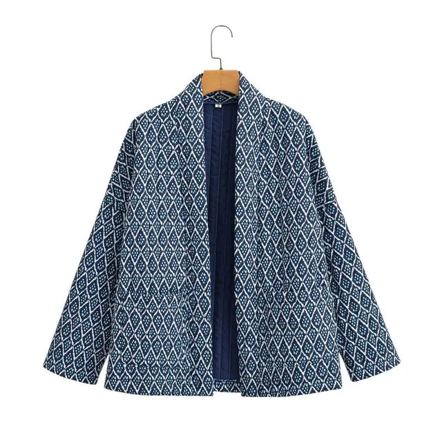 Veste de manteau ethnique élégante pour femme