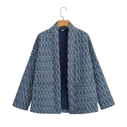 Veste de manteau ethnique élégante pour femme