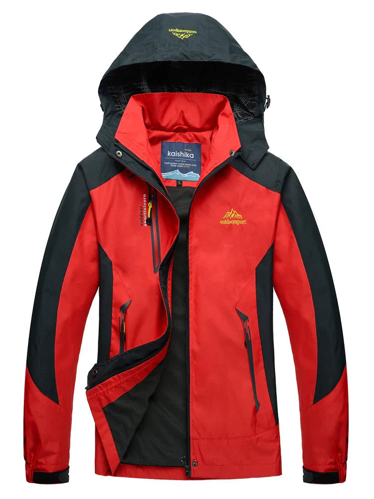 Veste imperméable chaude 3 en 1 avec capuche pour femmes | Idéal pour l'automne/hiver