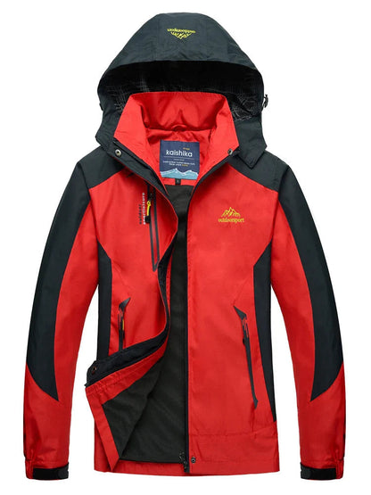 Veste imperméable chaude 3 en 1 avec capuche pour femmes | Idéal pour l'automne/hiver