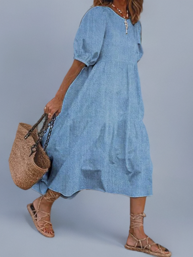 Tessa - Robe de tous les jours en denim