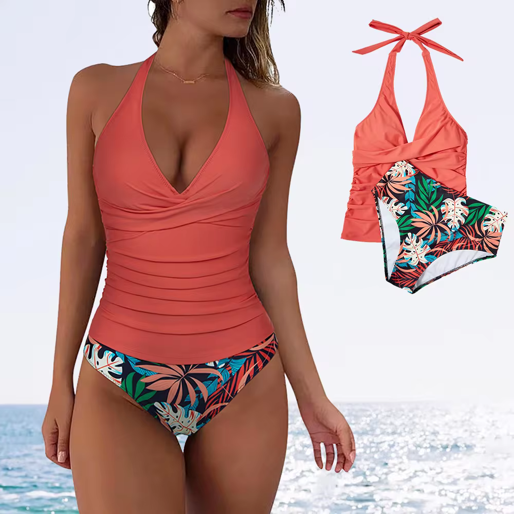 Maillot de bain sexy avec taille haute