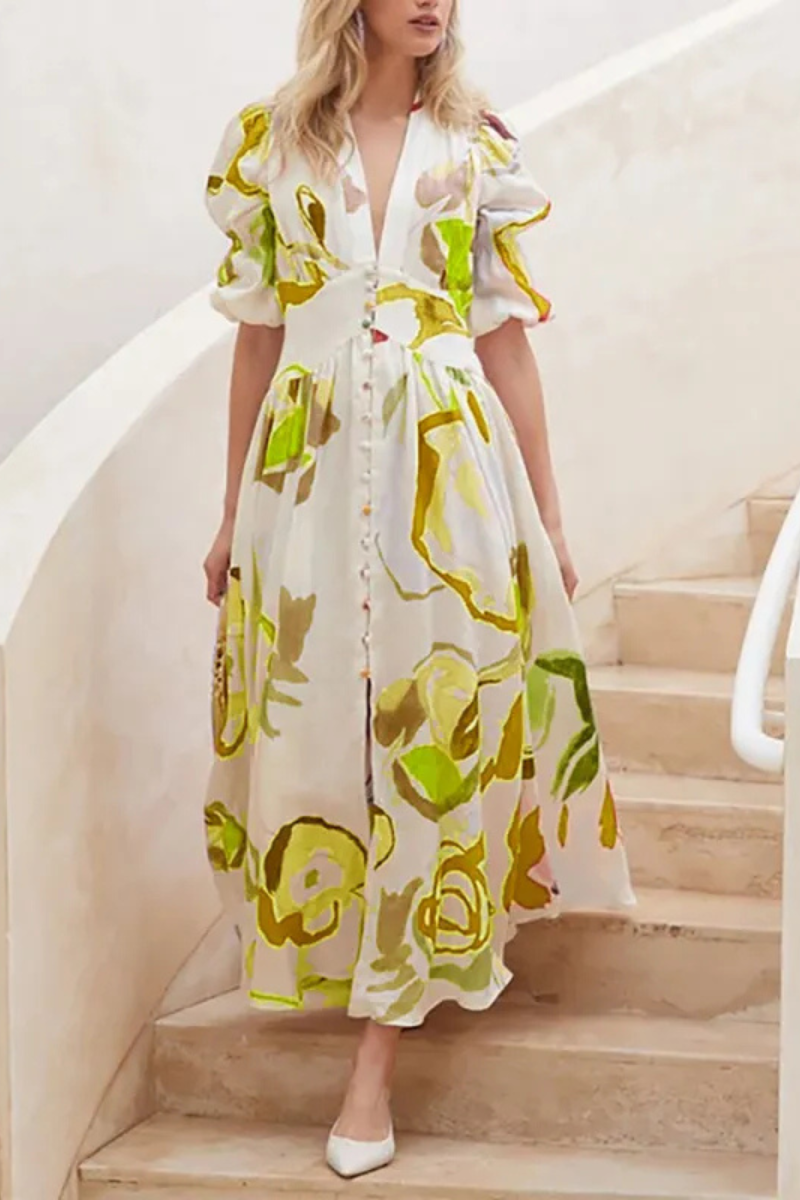 Thalyria | Robe d'été à manches courtes