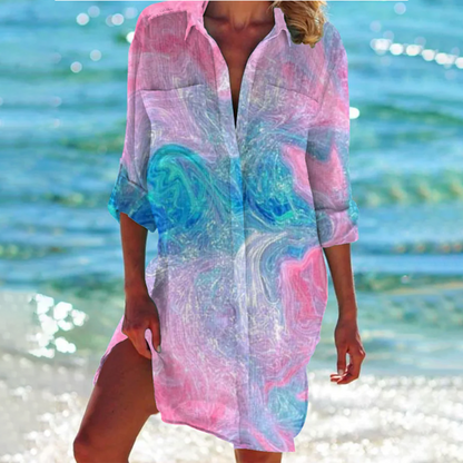 Robe d'été colorée au charme bohème