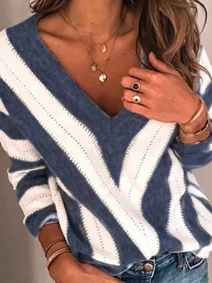 Umary Sweater | Pull rayé élégant
