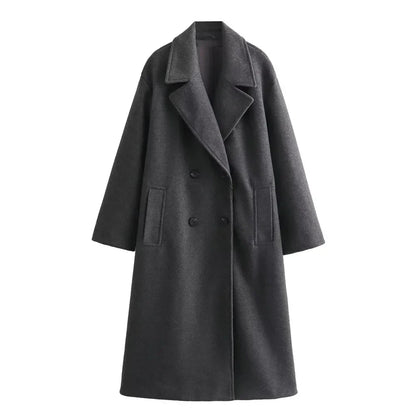 Veste longue chic pour femmes | Design élégant - Manteau d'hiver chaud