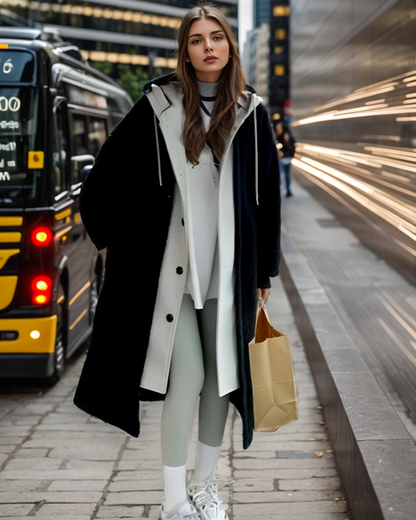 Ulla - Veste pour temps froid avec capuche sherpa