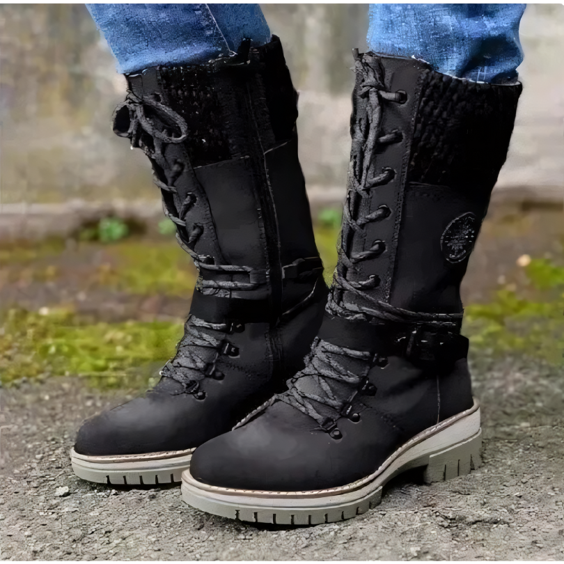 Philou - Chaussures élégantes à lacets hauts pour femmes