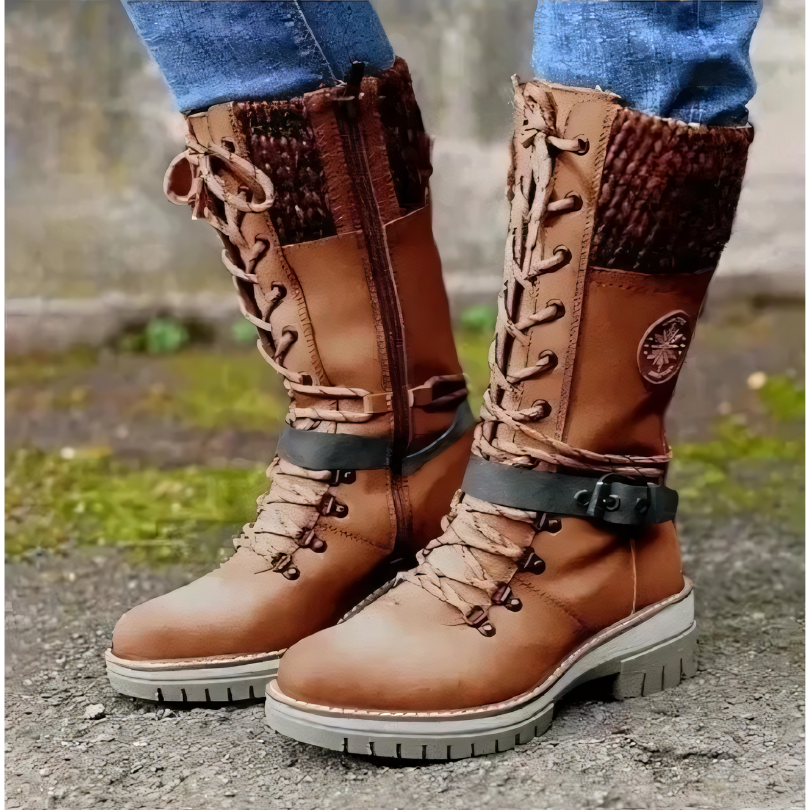 Philou - Chaussures élégantes à lacets hauts pour femmes