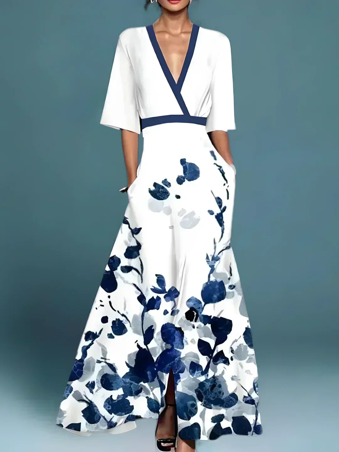 Robe élégante à fleurs pour sac à main