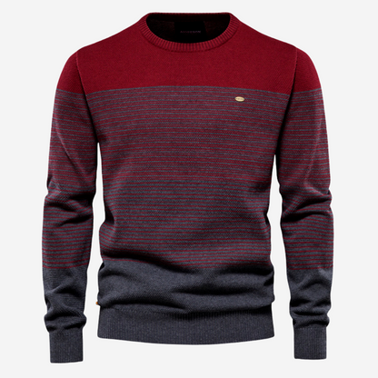 Xiran Sweater | Pull à rayures pour hommes