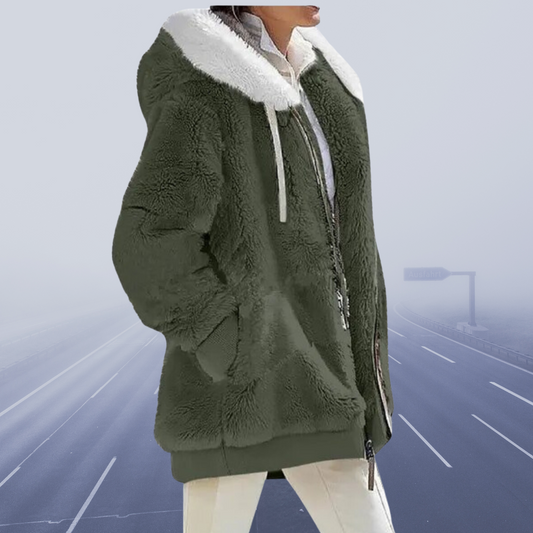 Noelia - veste polaire à capuche élégante