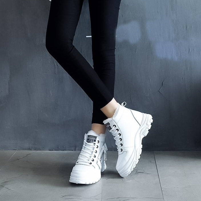Bottes basses pour femme, chaudes et élégantes, idéales pour tous les jours