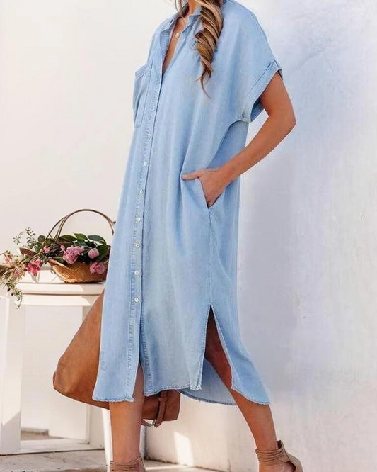 Robe chemise à boutons