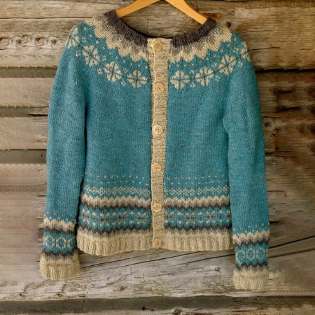 Hanah | Cardigan boutonné femme | Manches longues