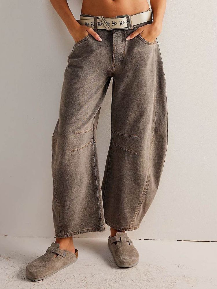 Jean taille moyenne pour femme - Vani