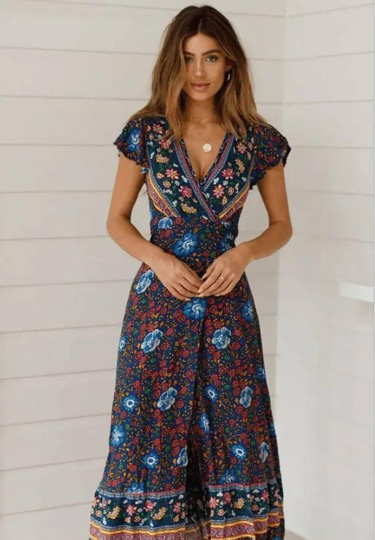 Vanellope - Nouveau produit transfrontalier : robe d'été décontractée