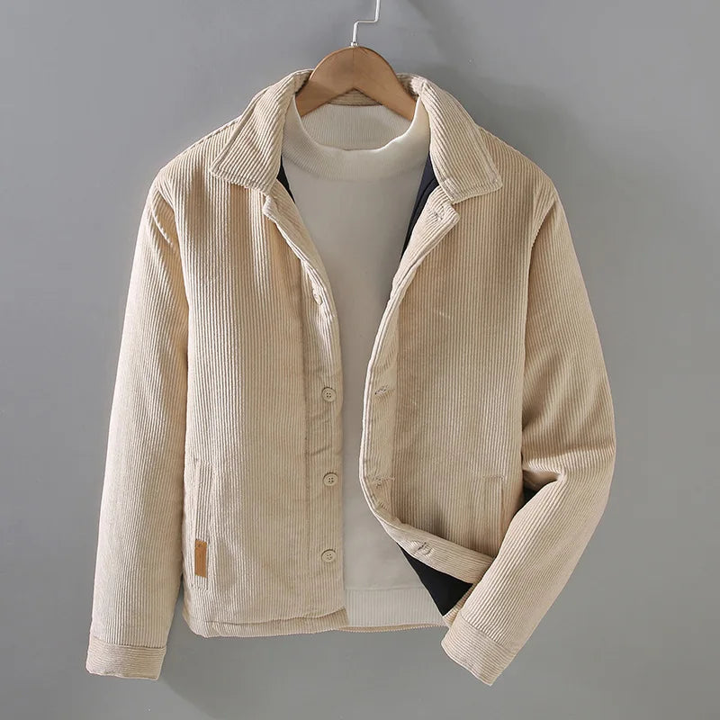 Vintage Veste rembourrée en velours côtelé