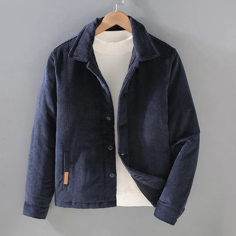 Vintage Veste rembourrée en velours côtelé