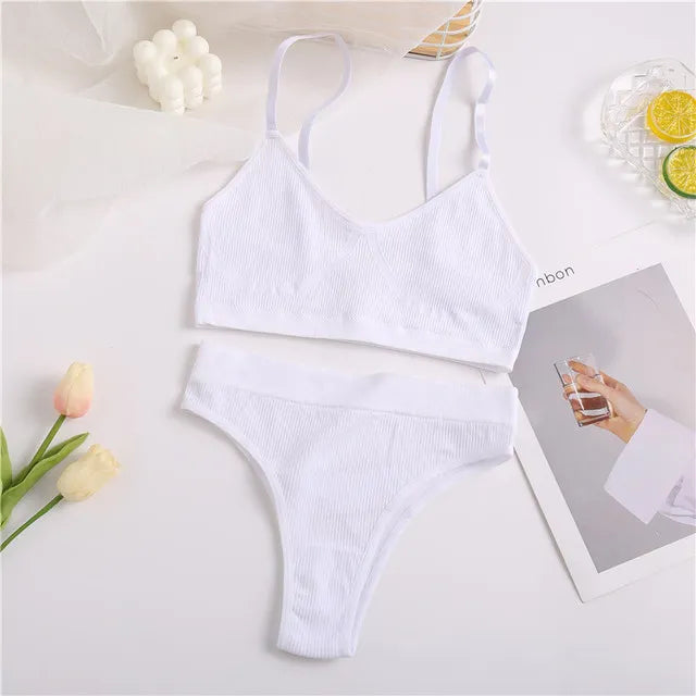 Ensemble de sous-vêtements sans couture | Avec taille haute sexy !