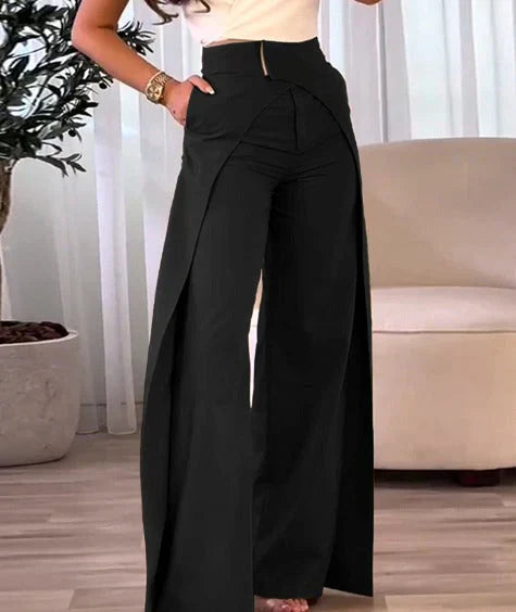 Pantalons élégants à taille haute pour femmes